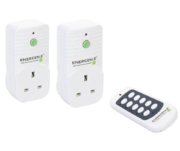 Energenie 13A Remote Controlled Mains Sockets, 240V 50Hz, Pack of 2 (Amazon Container Product as it is, No Warranty, No Guarantee, No Return, No Exchange) - Imported from UK